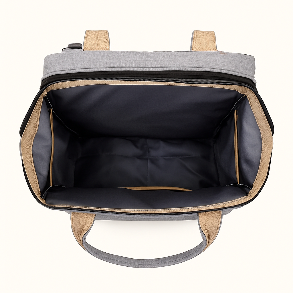 Nubbii 5-in-1 Foldable Diaper Bag & Baby Bed