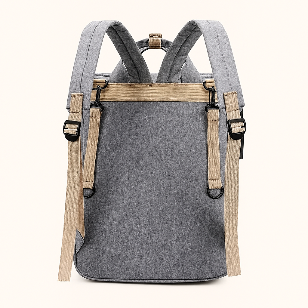 Nubbii 5-in-1 Foldable Diaper Bag & Baby Bed